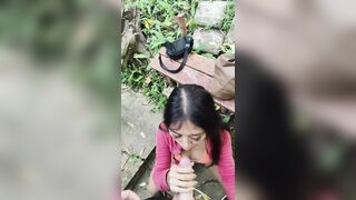 Outdoor Creampie for Horny Filipina (we almost got caught) - 3 image