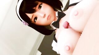 Beauty maid serving her boss - Hentai 3d 83 - 4 image