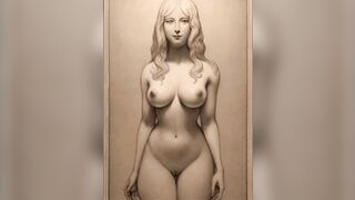 Sexy naked beauties painted paintings AI compilation 159 - 3 image