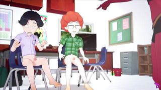Meru The Succubus Episode 2 First School Day Having Sex With Horny Nerds - 8 image