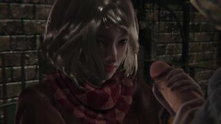 Hentai Resident evil 4 remake Ashley l 3d animation - 4 image