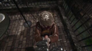 Hentai Resident evil 4 remake Ashley l 3d animation - 5 image